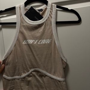 Fashion nova “don’t care” top